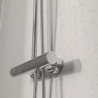 Grey Marble M1 PVC Wetpanel Shower Board  2400 x 1000mm
