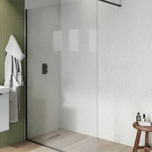White Shimmer Atlantis HydroSafe Bathroom Wall Panels 2400 x 1200mm