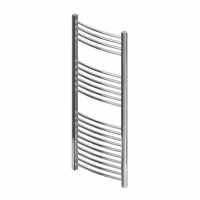 Eastbrook Wingrave 1200 x 500 Curved Chrome Towel Radiator