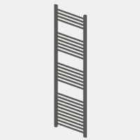 Eastbrook Wingrave 1600 x 600 Matt Anthracite Towel Radiator