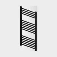 Eastbrook Wingrave 800 x 600 Matt Black Towel Radiator