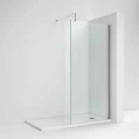 Sommer 1200mm Black Wetroom Glass Panel