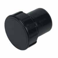 ABS Solvent Fit - Access Plug - 32mm - Black - Waste Pipe