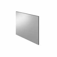 The White Space Gloss Charcoal Bathroom Mirror - 450mm