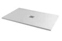 MX Group Minerals Ice White Slate Effect Shower Tray - 1400 x 900mm