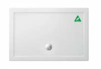Zamori Anti-Slip Rectangular Shower Tray - 1200 x 800 - Central Waste - Z1175A 