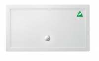 Zamori Anti-Slip Rectangular Shower Tray - 1400 x 800 - Central Waste - Z1177A