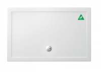 Zamori Anti-Slip Rectangular Shower Tray - 1400 x 900 - Central Waste - CLEARANCE