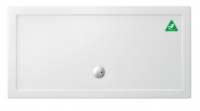 Zamori Anti-Slip Rectangular Shower Tray - 1500 x 760 - Central Waste - CLEARANCE