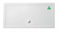 Zamori Anti-Slip Rectangular Shower Tray - 1600 x 800 - Central Waste - Z1231A