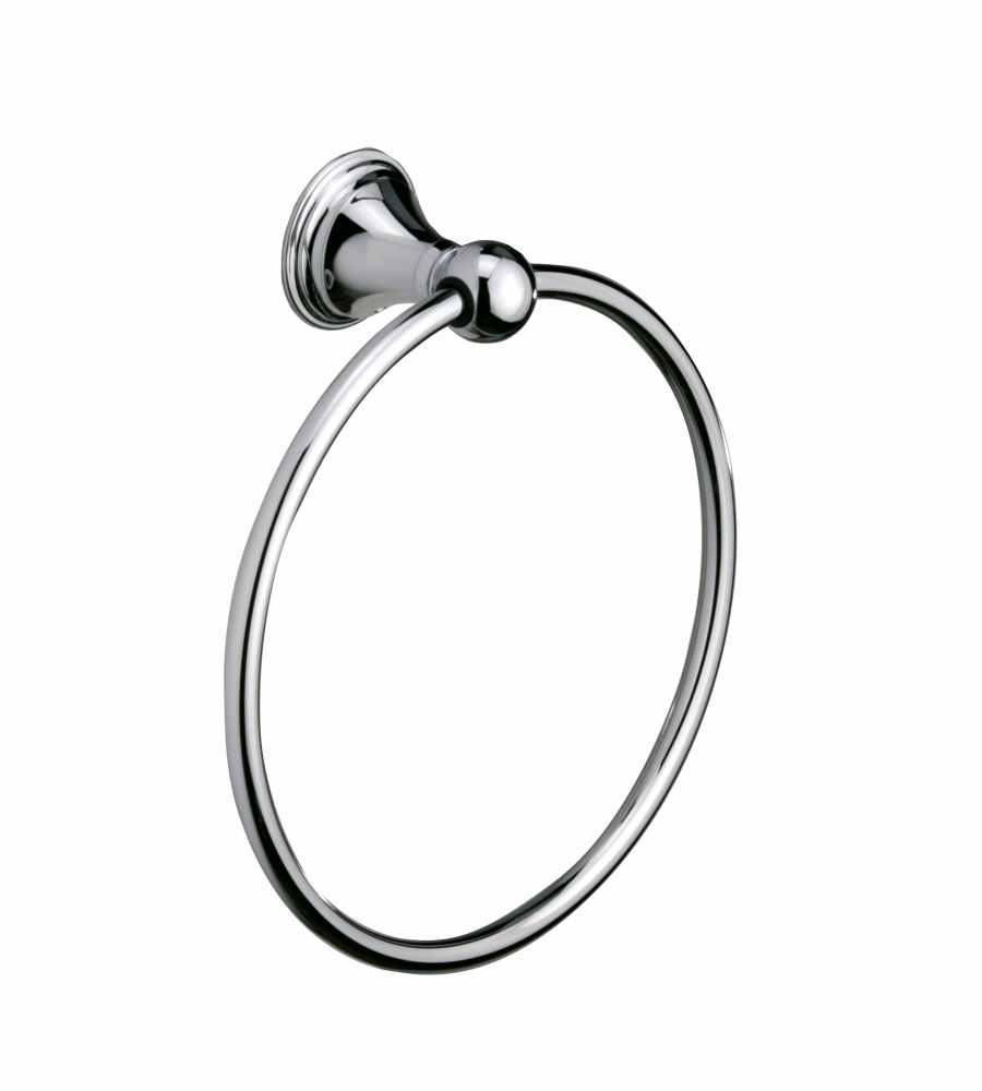 Genoa Towel Ring - Chrome - Origins Living