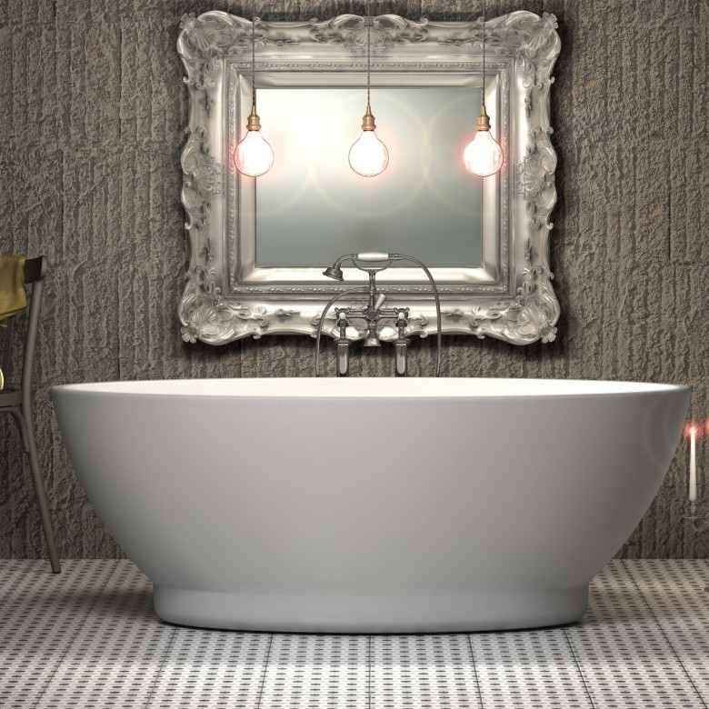 Charlotte Edwards Shard 1685 x 785mm Modern Freestanding Bath