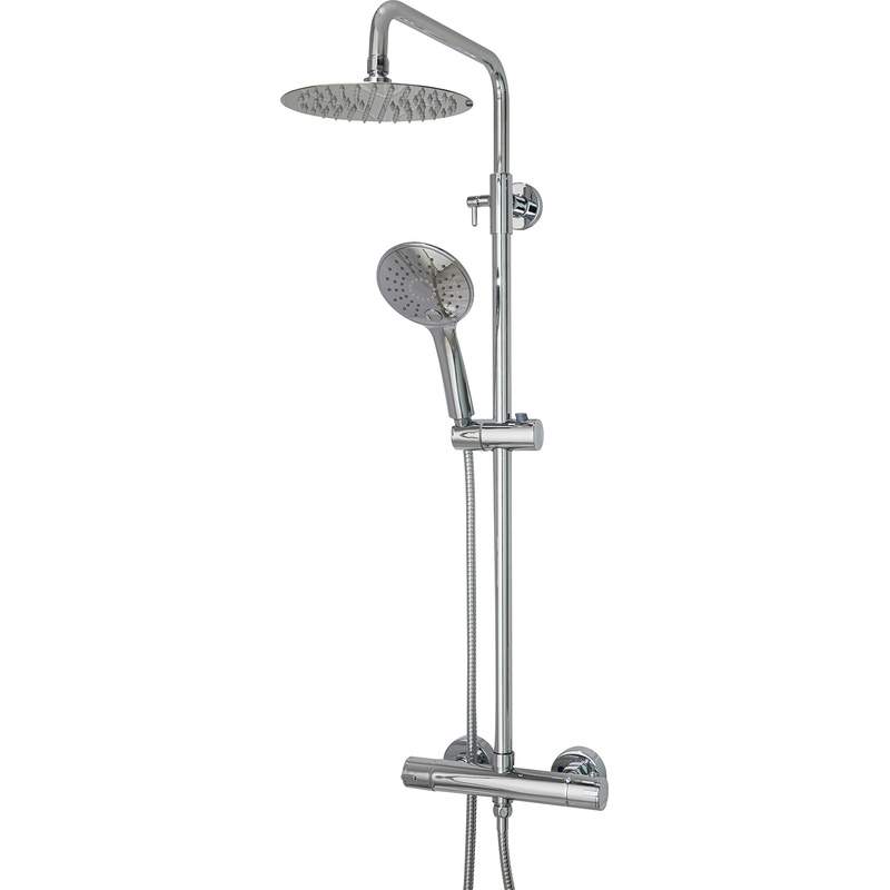 Spey Series 2 Chrome Dual Head Thermostatic Shower Kit - Highlife Bathrooms