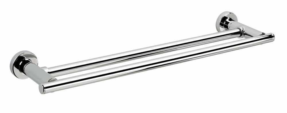 Tecno Project Chrome Double Towel Rail - 660mm - Origins Living