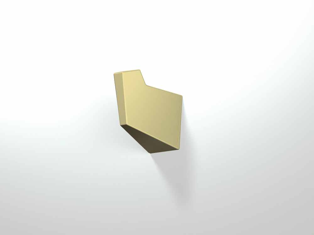 S8 Swarovski - Robe Hook - Gold - Bathroom Origins