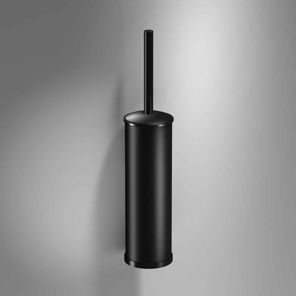 Tecno Project Black Metal Toilet Brush Set - Origins Living