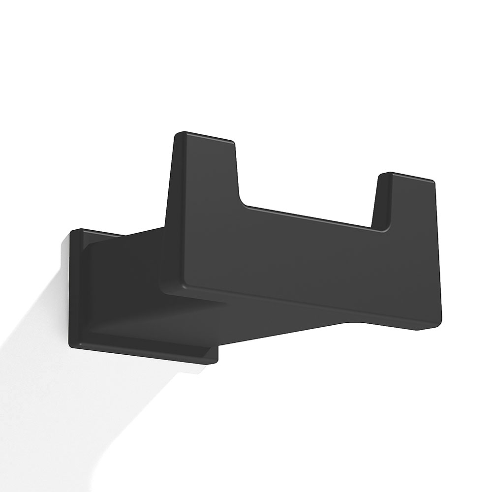 Origins Living S Cube Matt Black Robe Hook