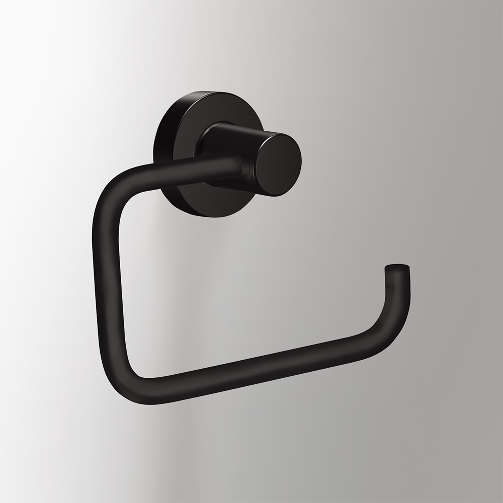 Tecno Project Black Open Toilet Roll Holder - Origins Living