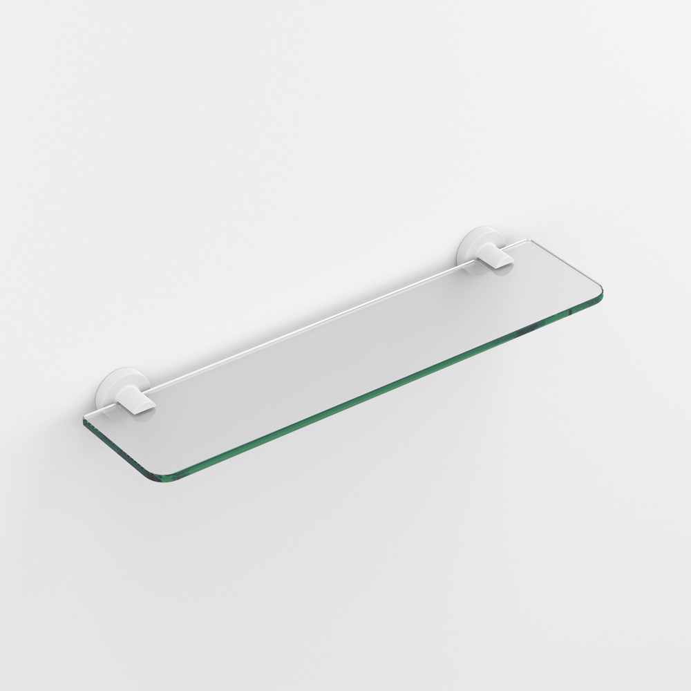 Tecno Project White Glass Shelf - 500mm