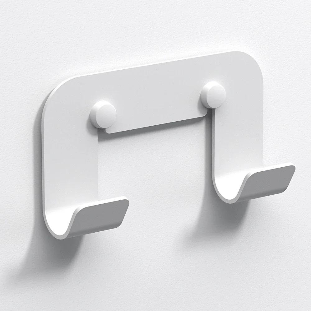 Origins Living Quick Matt White Double Robe Hook