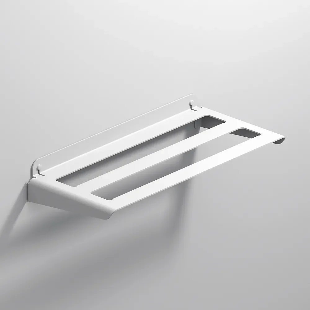Origins Living Quick Matt White Towel Rack
