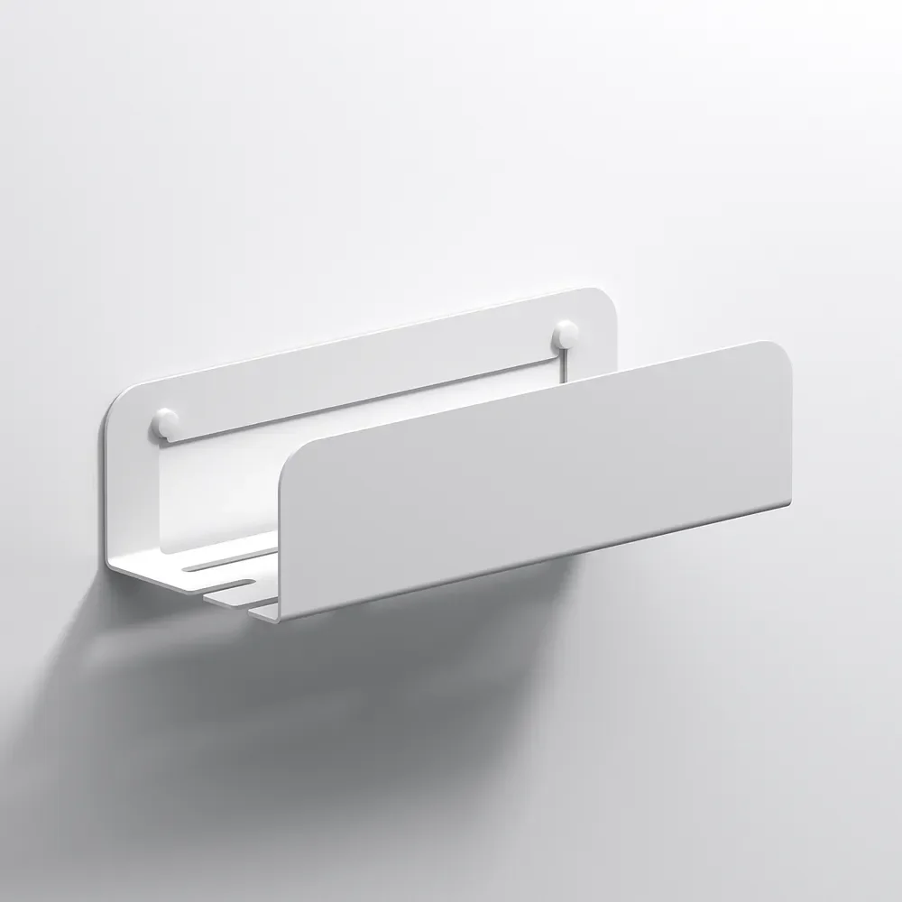 Origins Living Quick Matt White Deep Shower Shelf