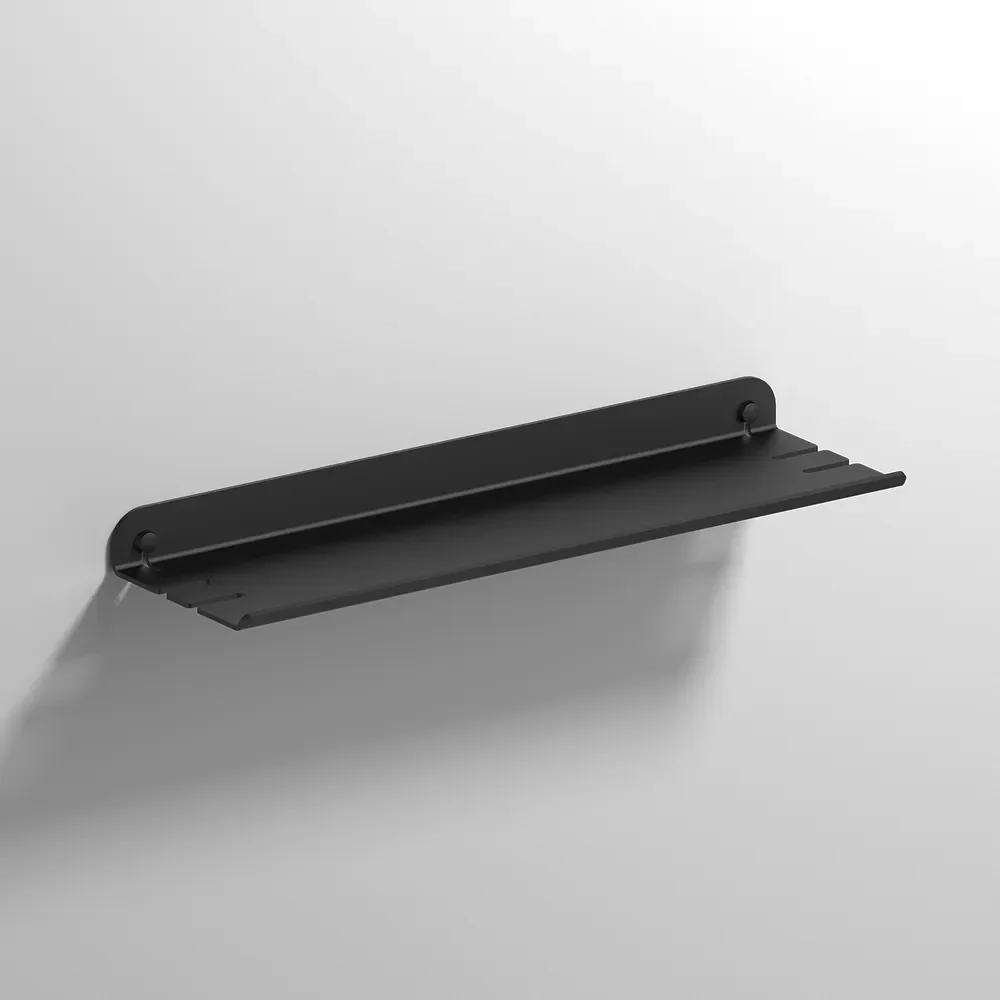 Origins Living Quick Matt Black Bathroom Shelf