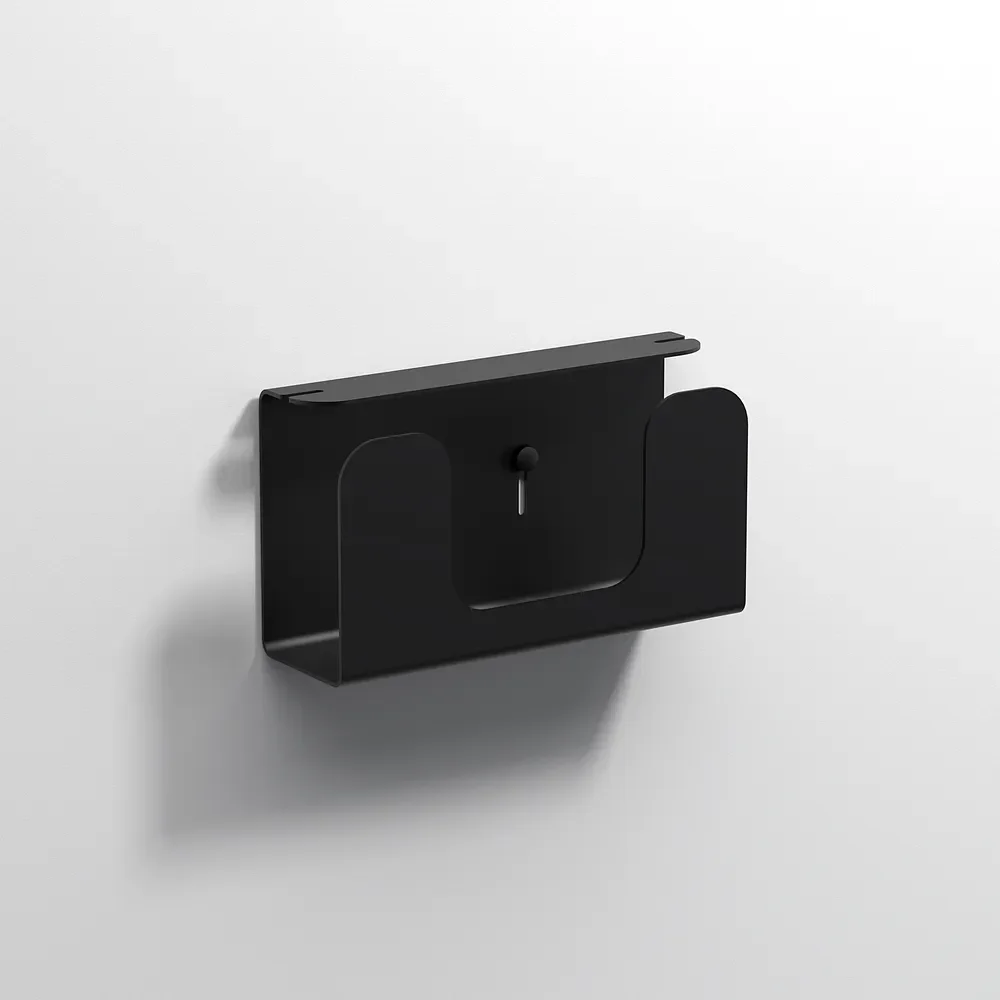 Origins Living Quick Matt Black Tissue Box Holder