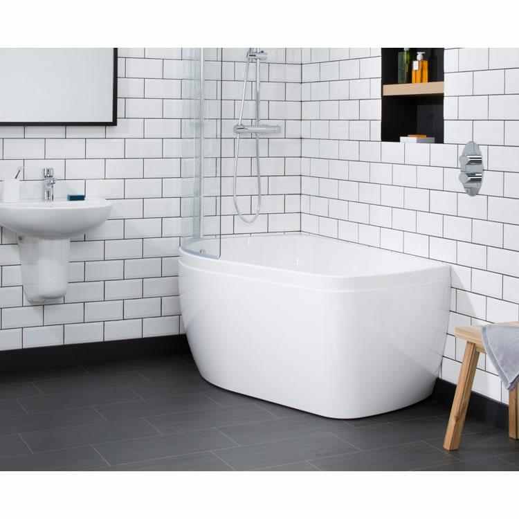 Carron Profile Shower Bath - 5mm - 1500 x 900mm