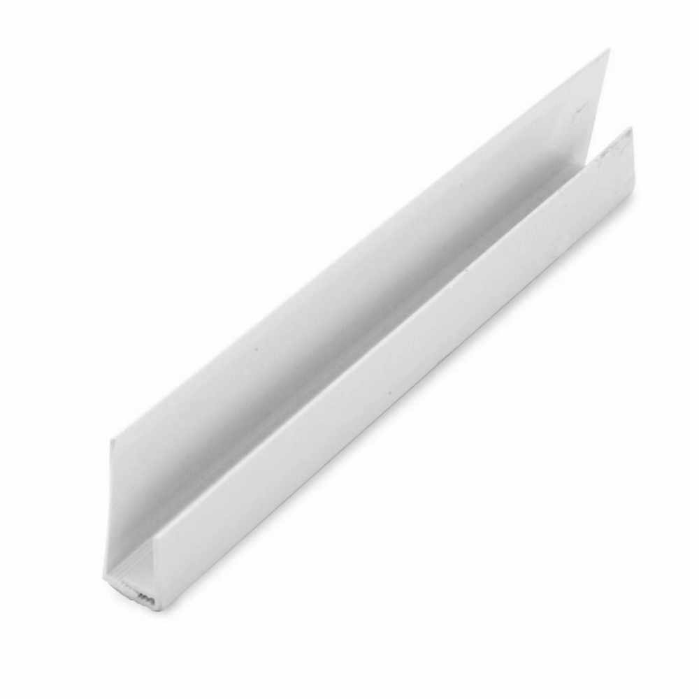 End Cap / Edge Trim - Two Part - uPVC Panel Trim - White, Cream, Black, Silver