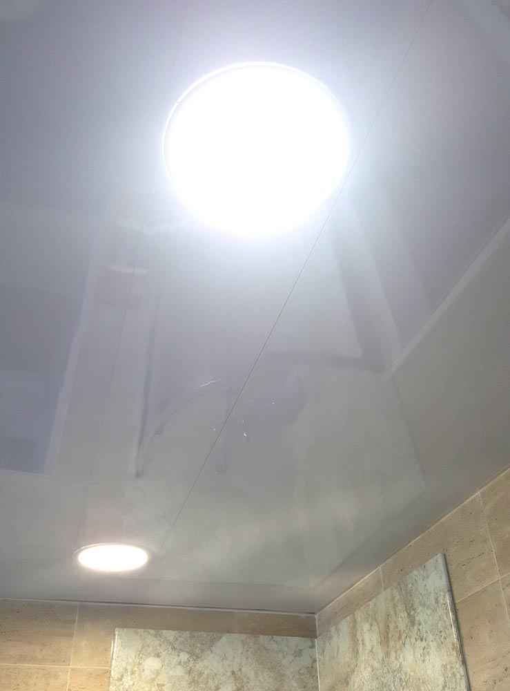 White Gloss PVC Plastic Wall & Ceiling Cladding 2.6m Long Neptune