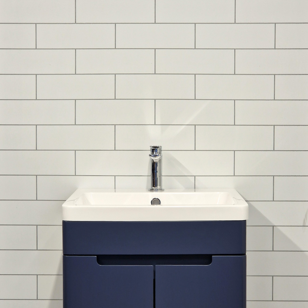 White London Tile MEGAboard Grout Line 1m Wide PVC Wall Panels