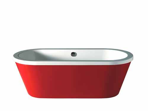 Carron Halcyon Freestanding Bath 1750 x 800mm - Red