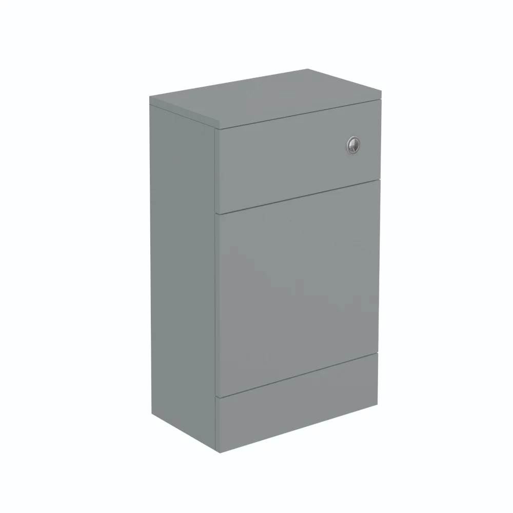 Halite 500mm Matt Grey Waterproof Toilet Unit