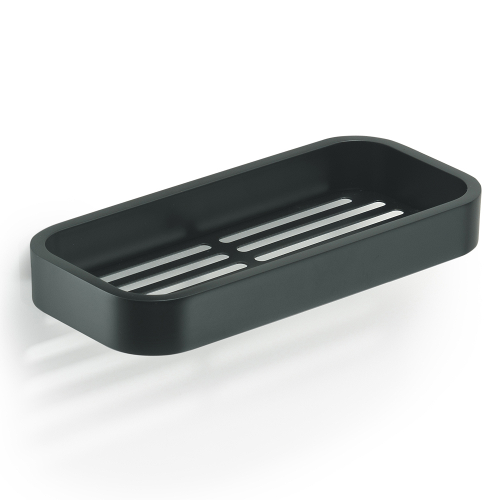Origins Living Outline Matt Black Shower Basket