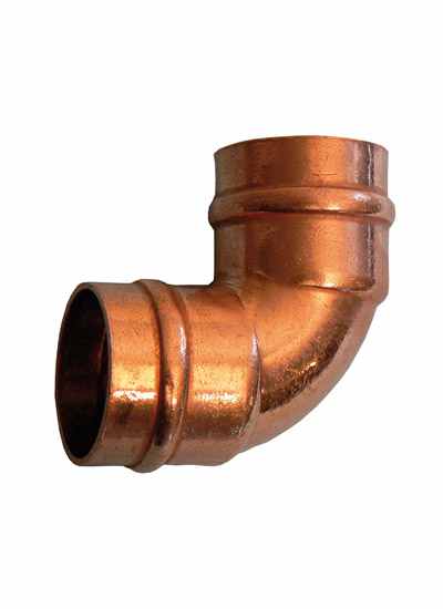 Copper Solder Ring 15mm 90 degree elbow