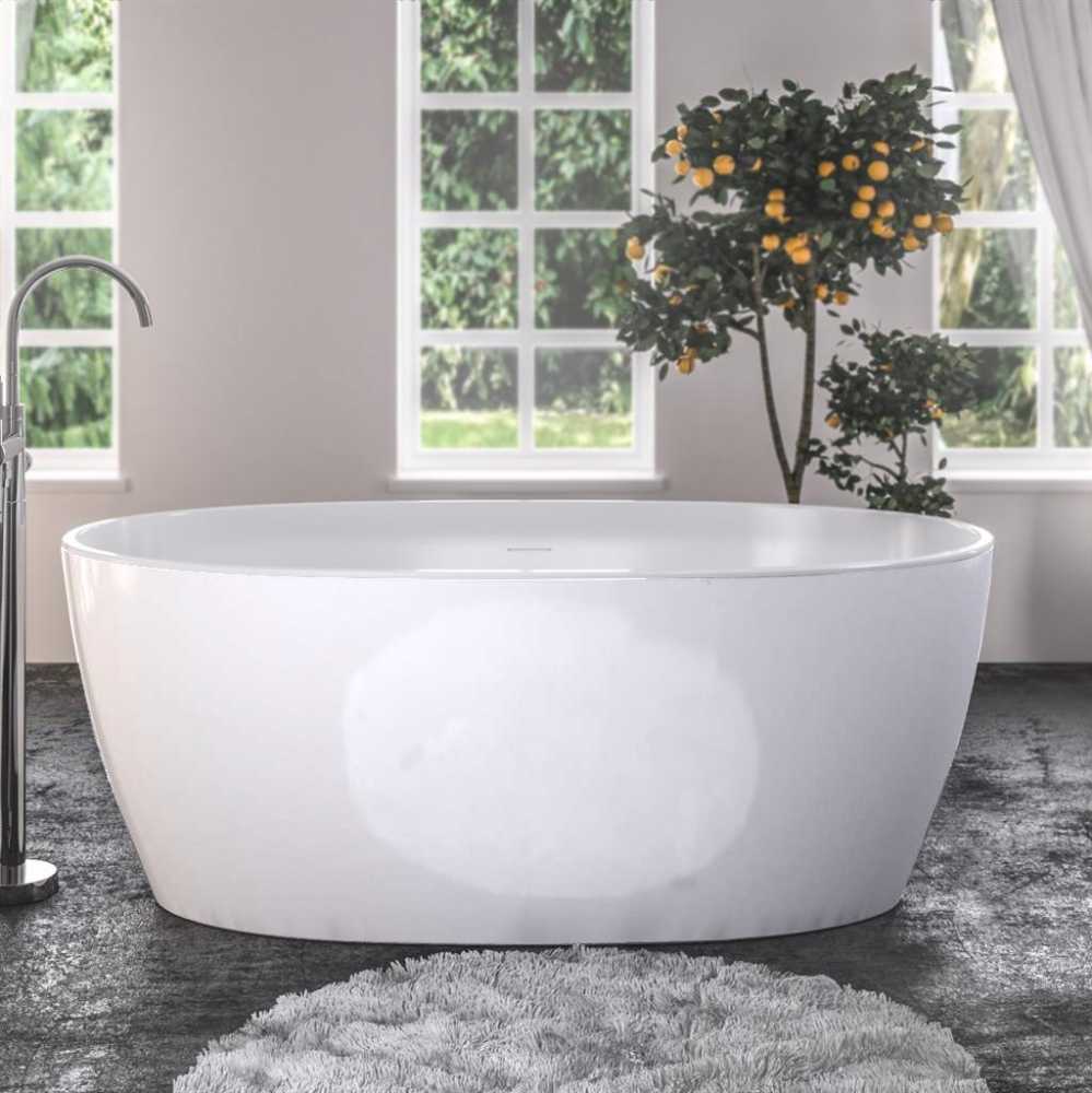 Beaufort Wandsworth 1495 x 725 White Freestanding Bath