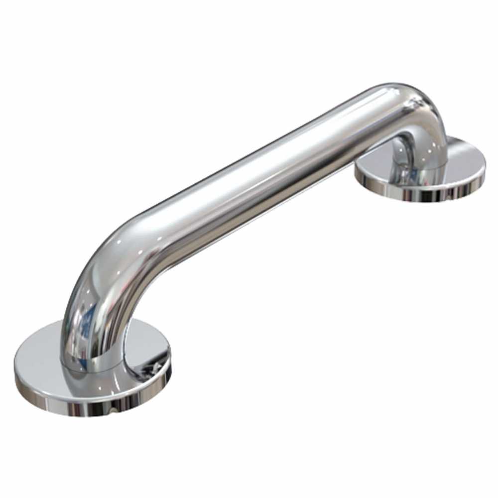 Polished Stainless Steel Grab Rail 18inch / 450mm - Euroshowers