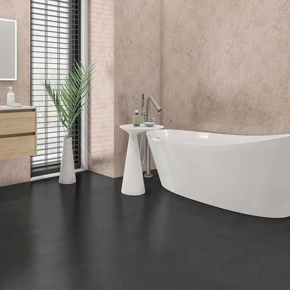 Neptune 250 - Beige Concrete - PVC Plastic Wall Cladding - 2.6m - 4 Pack