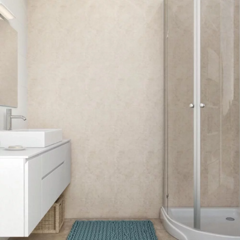 Travertine MATT MEGAboard 1m Wide PVC Wall Panels