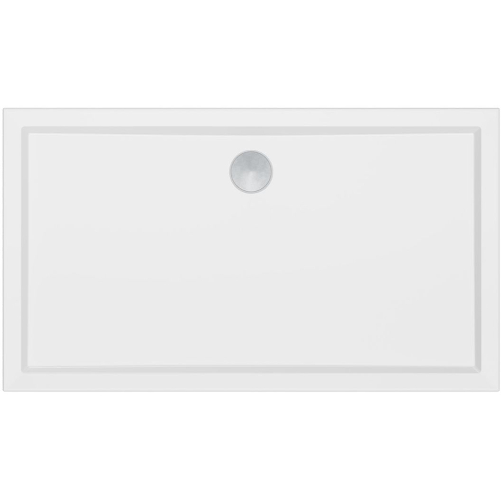 Deluxe 1500 x 800mm Rectangular Shower Tray and Free Chrome Waste