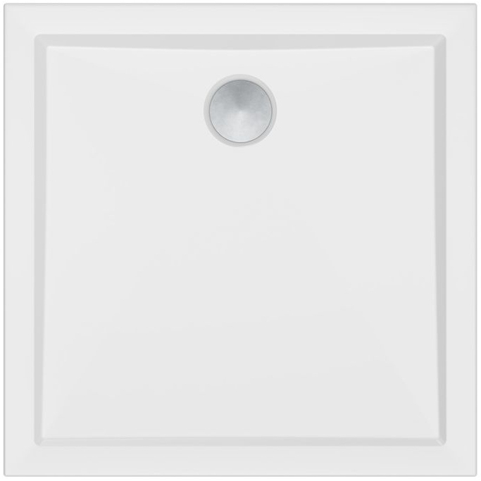 Deluxe 800 x 800mm Square Shower Tray and Free Chrome Waste