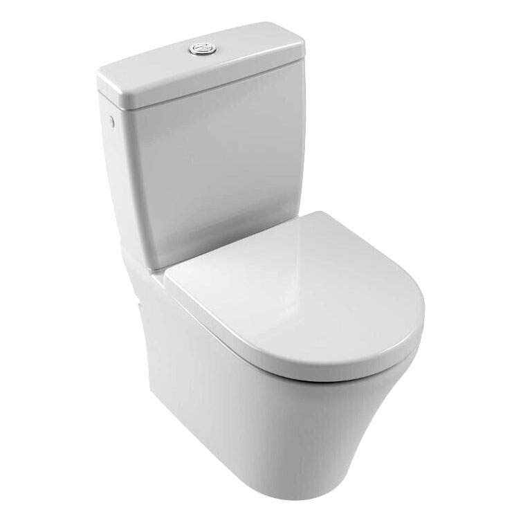 Villeroy & Boch O.Novo Compact Close Coupled Toilet Combi Pack