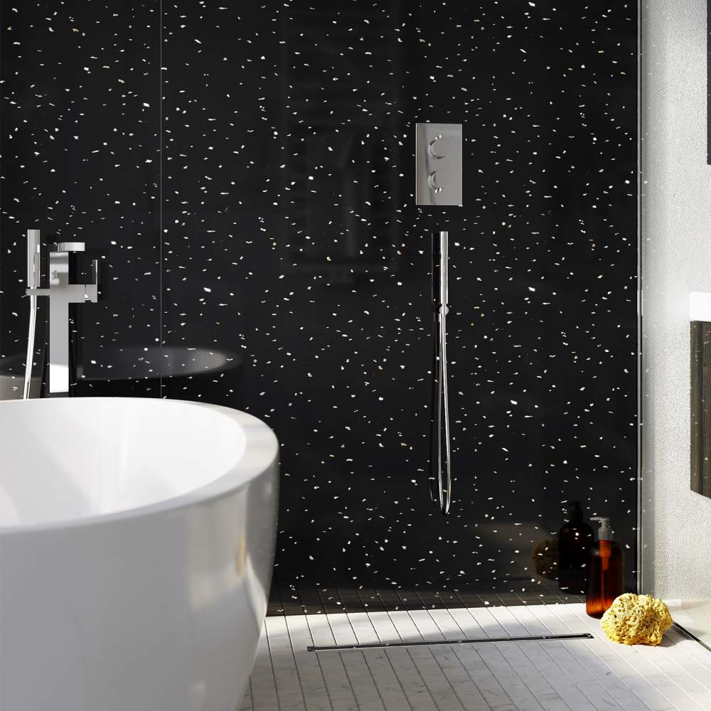 Black Diamond M1 PVC Wetpanel Shower Board 2400 x 1200mm