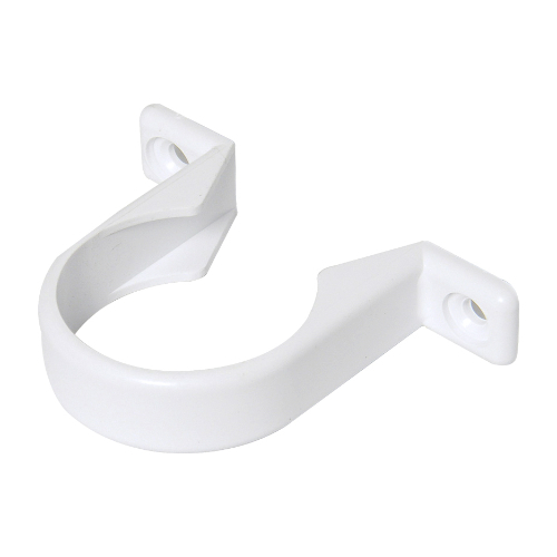 ABS 40mm Pipe Clip - White