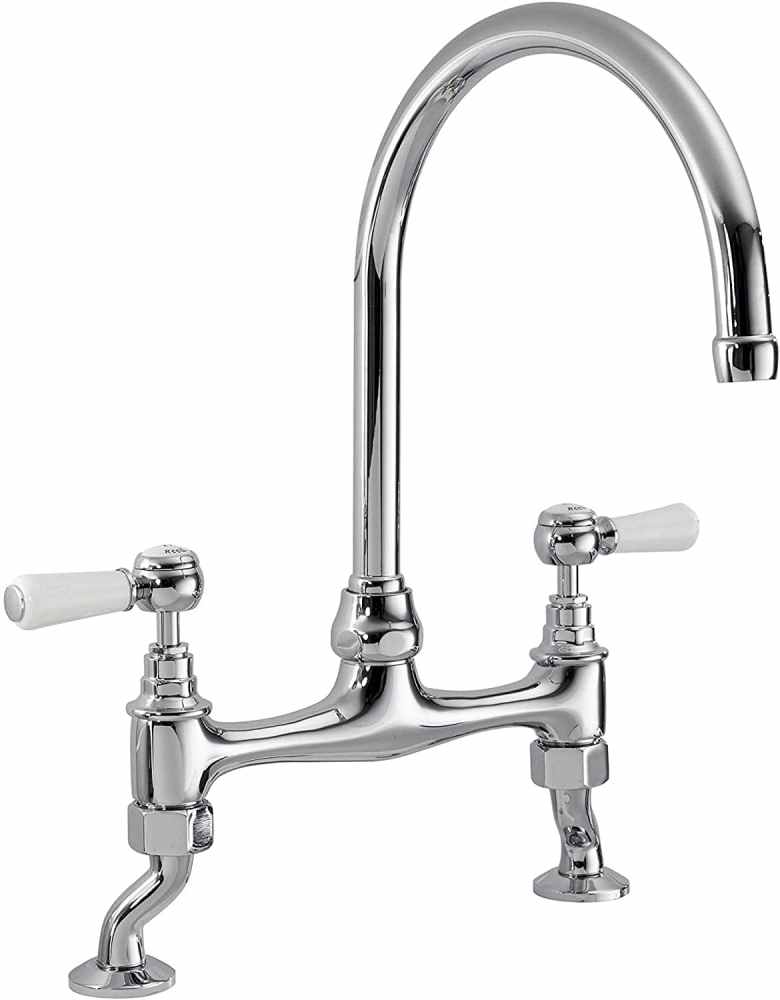 Nuie Traditional Kitchen Sink Bridge Mixer Tap (KB317)