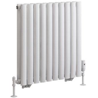 Tunstall Double 600 x 589 Radiator Matt White