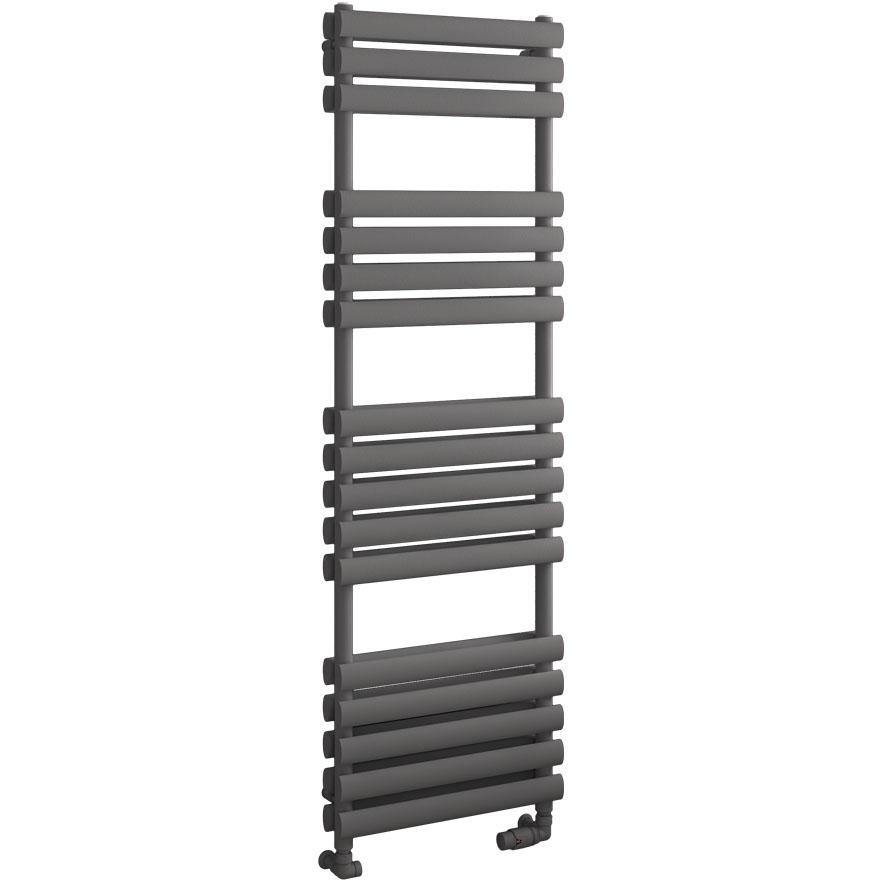 Tunstall Double 1600 x 500 Towel Radiator Matt Anthracite