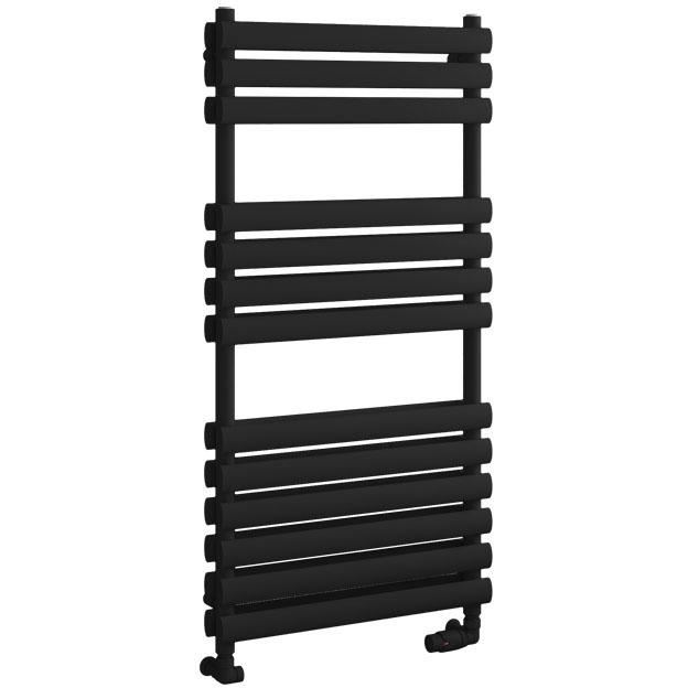 Tunstall Double 1200 x 600 Towel Radiator Matt Black