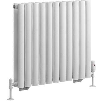 Tunstall Double 600 x 648 Radiator Matt White